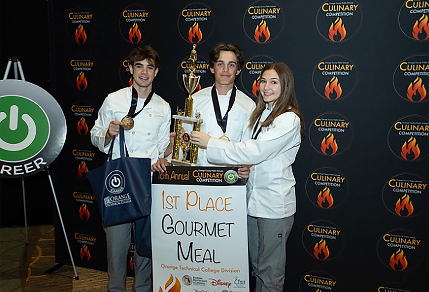 West Orange County students place in OCPS Culinary Competition