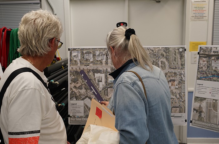 Longboat Key residents gathered at the Bayfront Park recreation center Thursday, Feb. 5 where engineering firm Kimley-Horn & Associates shared 60% plans for Buttonwood Harbour neighborhood improvements.