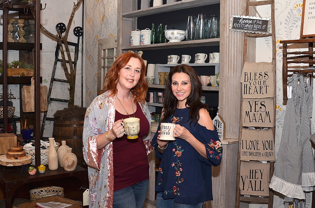 Christy Reynolds, left, and Erika Swart opened Doxology March 2019.