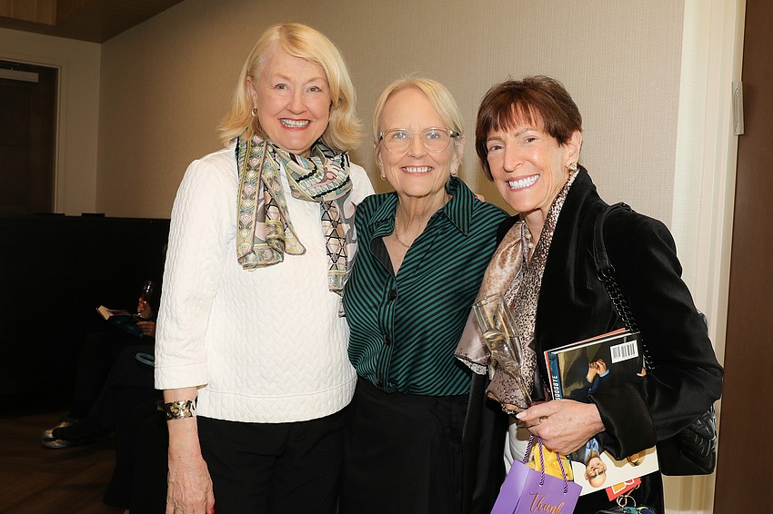 This mini Duke University class of '74 reunion includes Laura Meyer Wellman, Sarah Hardesty Bray and Alison Gardner.