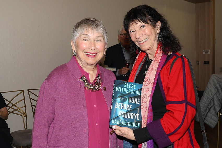 Bookstore 1 owner Georgia Court with Carolynn Michel.