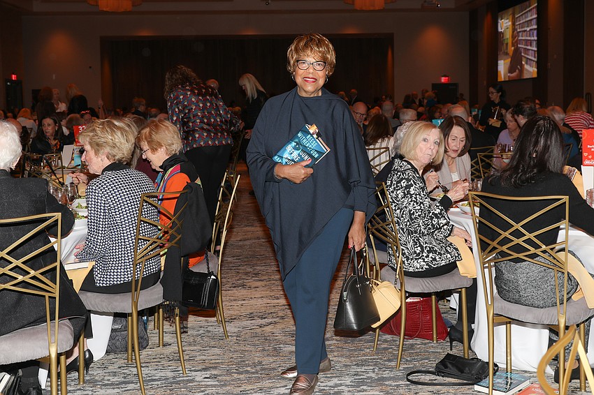 Mary Braxton Joseph is ready for lunch and a good book.