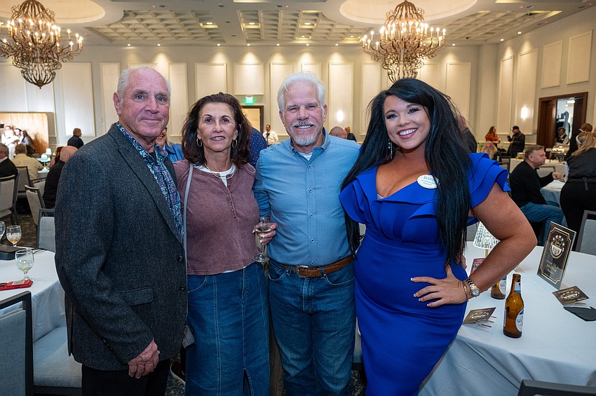 Scott Crofut and Leslie Lechner with John and Johna Desrosiers