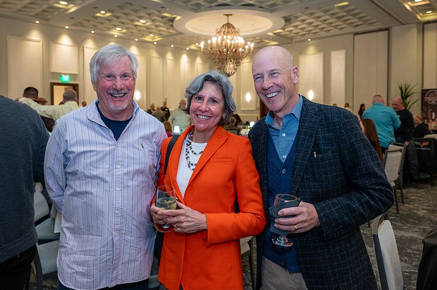 Richard Elsishans with Susan and John Vanzee