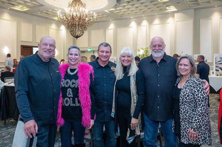 Rick and Wendy Rossiter, Rich Davis, Executive Director Lucy Nicadri, Mark Hayward and Terri Antonnelli