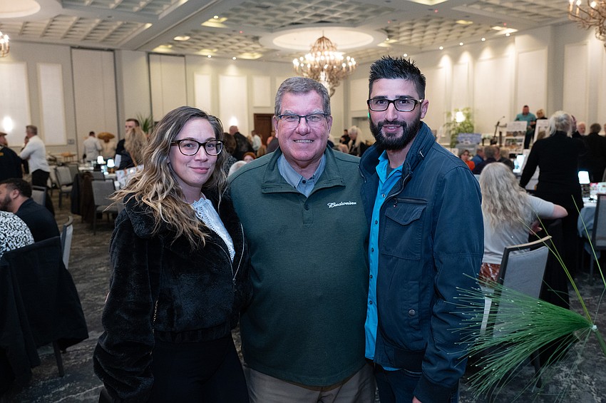 Rae Madure, Hugh Shields and Peter Tromboni