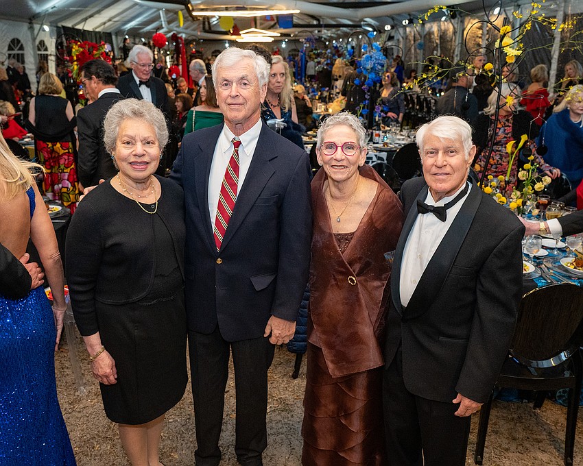 Joan and David Alexander with Molly and Mark Ballow