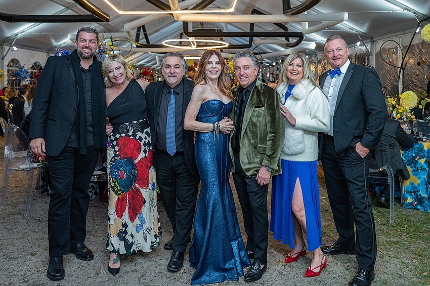 David Perkowski, Allison Imre, Phil Mancini, Renee Phinney, Glen Rieth with Heather and Clint Kasten