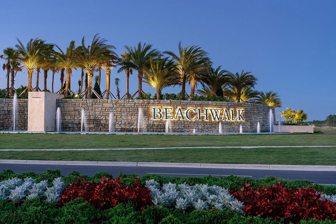 The Beachwalk master-planned community in St. Johns County.