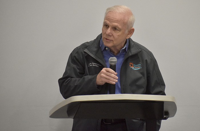 District 5 Commissioner Bob McCann holds a town hall meeting Feb. 2 at the Lakewood Ranch Library.