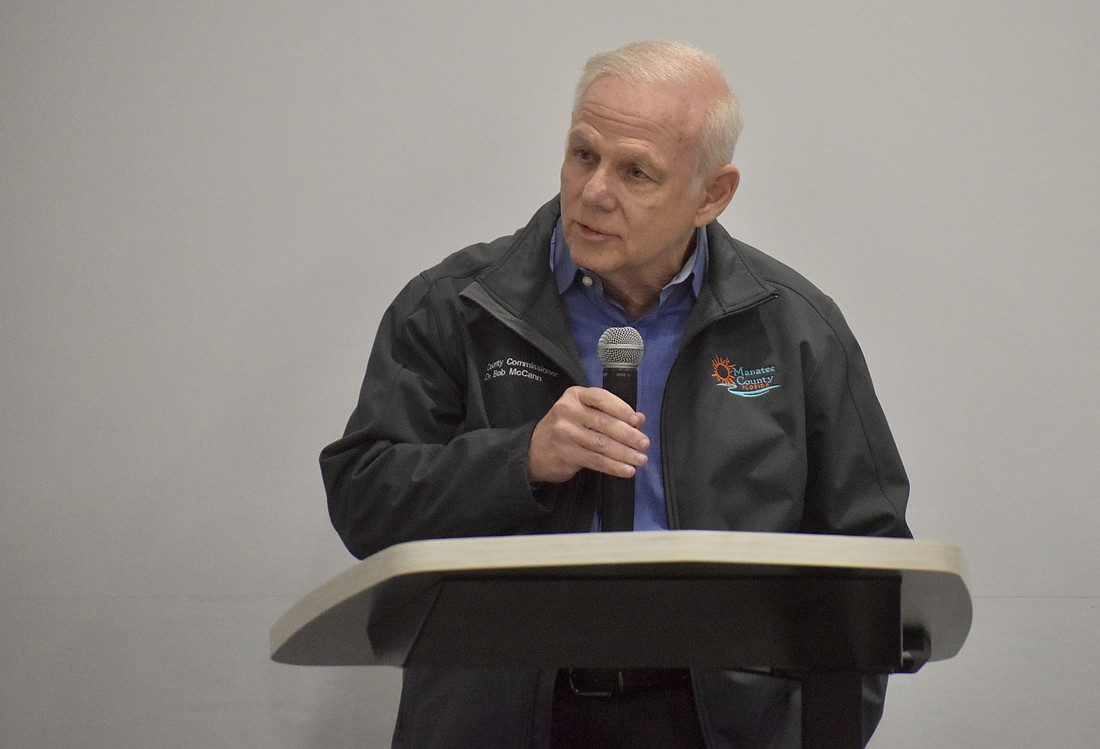 District 5 Commissioner Bob McCann holds a town hall meeting Feb. 2 at the Lakewood Ranch Library.