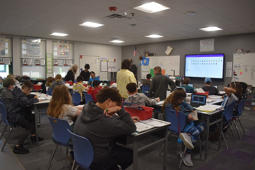 Alison Nichols, the director of elementary curriculum and instruction for the School District of Manatee County, said students continue to write, pencil and paper, in all content areas even with the technology available.