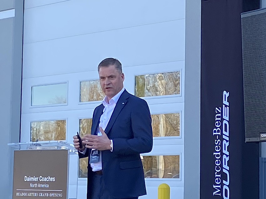 Dietrich Muller, CEO and president of Daimler Coaches North America.