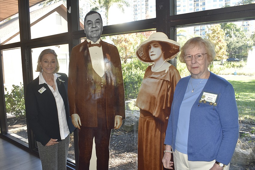 President Emily Yaffe and member Sharon Davisson