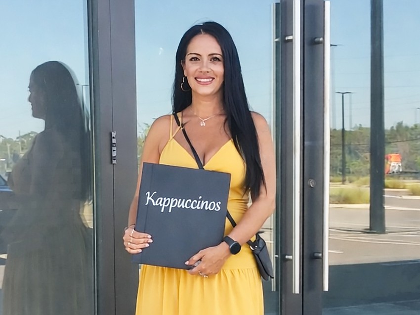 Catherine Jones is launching Kappuccinos Breakfast & Sports Bar in the Dunns Creek Crossing shopping center at 11257 Alta Drive in North Jacksonville. The shopping center is at northeast Alta Drive and Faye Road, east and north of Interstate 295. Catherine Jones is launching Kappuccinos Breakfast & Sports Bar in the Dunns Creek Crossing shopping center at 11257 Alta Drive in North Jacksonville. The shopping center is at northeast Alta Drive and Faye Road, east and north of Interstate 295.