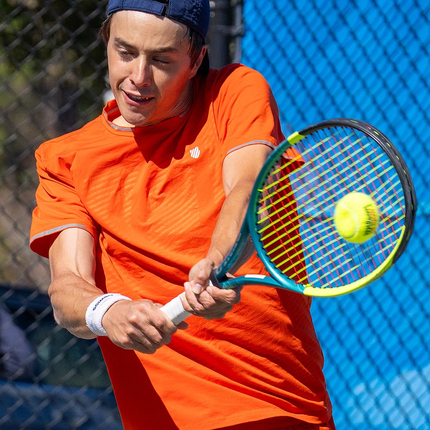 Palm Coast Open singles champ Tommaso Compagnucci. Courtesy photo by Jeff Davies
