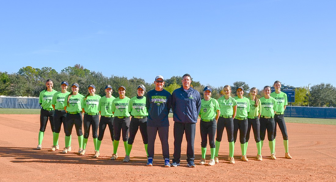 Head coach Ken Janata and assistant coach Dean Spinogatti usher in the new coaching staff era for Windermere High.