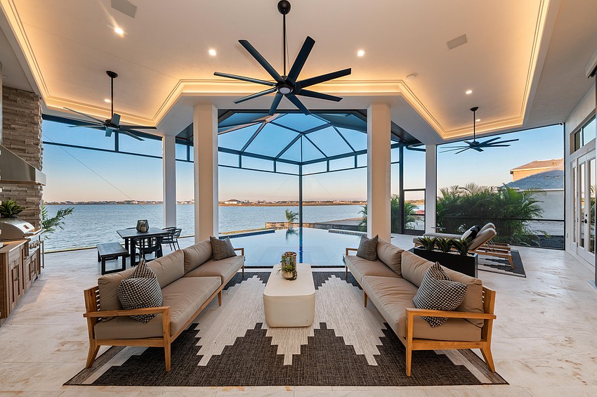 Having an outstanding living space, such as this Sand Dollar lanai, always has been a key for builder Lee Wetherington.