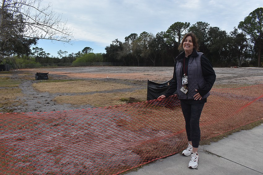 Linda Haluska, the physical education teacher at Tara Elementary, looks forward to having a field again to do activities — including soccer, football and lacrosse — they haven't been able to do for the last 3 years.