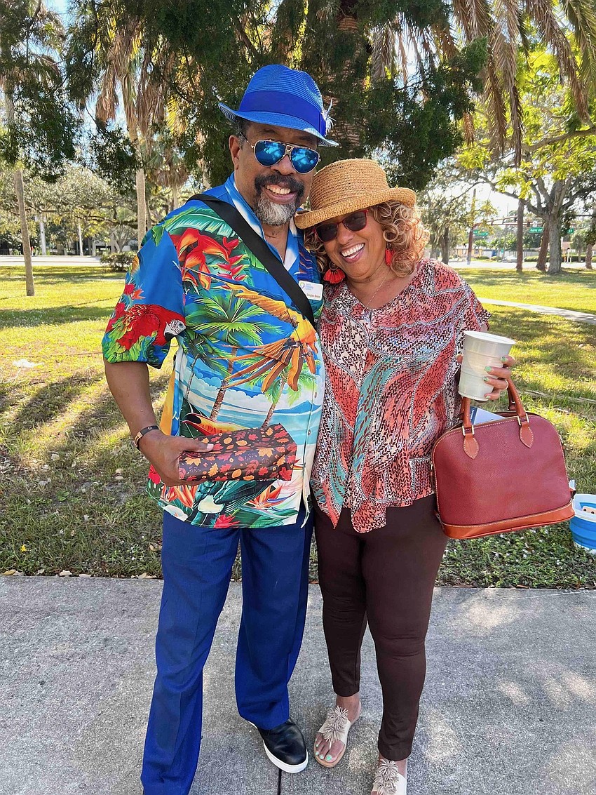 Fredric Douglas Binion and Ernie Mack enjoy