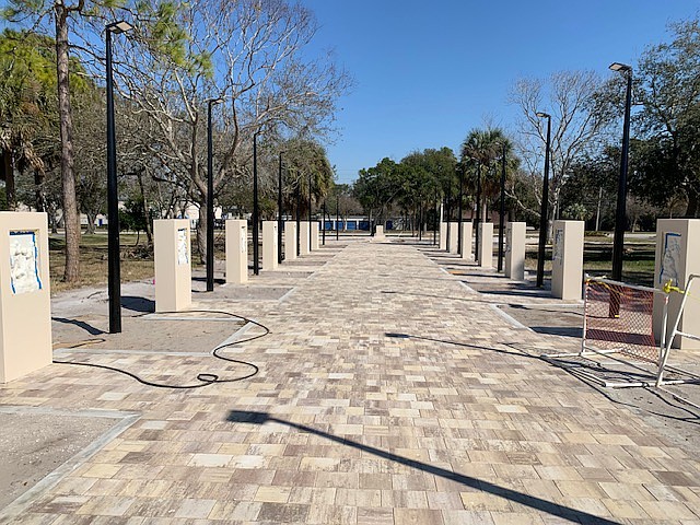 Mary's Peace Garden construction almost complete at Ormond's Prince of Peace Catholic Church
