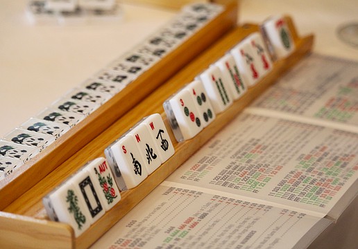 Mahjong was the contest of choice for many attendees at the Go for the Cure games day.
