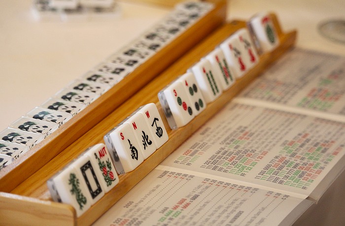 Mahjong was the contest of choice for many attendees at the Go for the Cure games day.