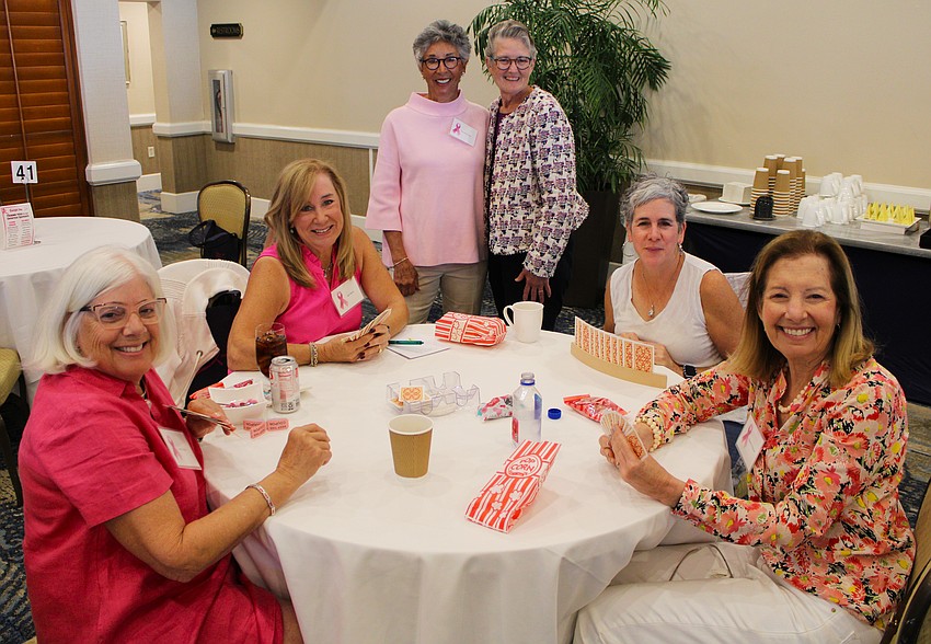 (Front) Linda Sigel, Jan Henry, Judy Banks, Carolyn Abraham, (back) Amy Renninger and Suellen Kaeb.