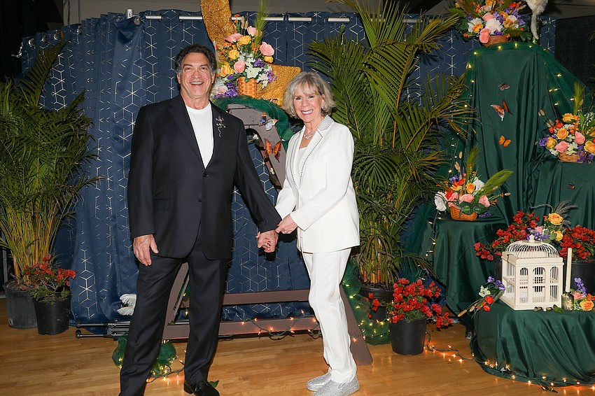 Co-chairs John Scalzi and Linda Larsen are ready for a lively party.