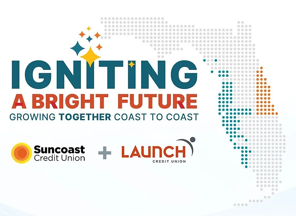 Suncoast Credit Union announced plans on Feb. 13, 2026 to merge with Launch Credit Union by the end of the year.