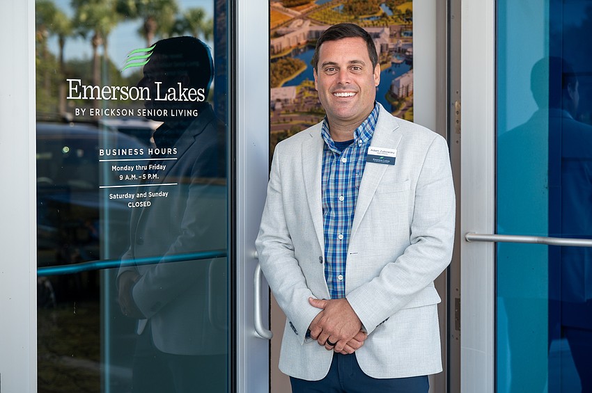 Emerson Lakes Sales Director Adam Zubowsky says the waiting list for Erickson Senior Living in Lakewood Ranch has been the firm’s fastest-growing priority list out of its 23 communities in 42 years.
