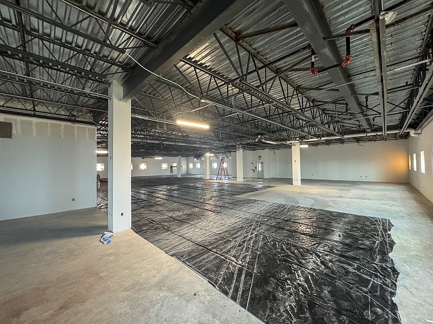 The future configuration of the second floor of the library is being finalized.