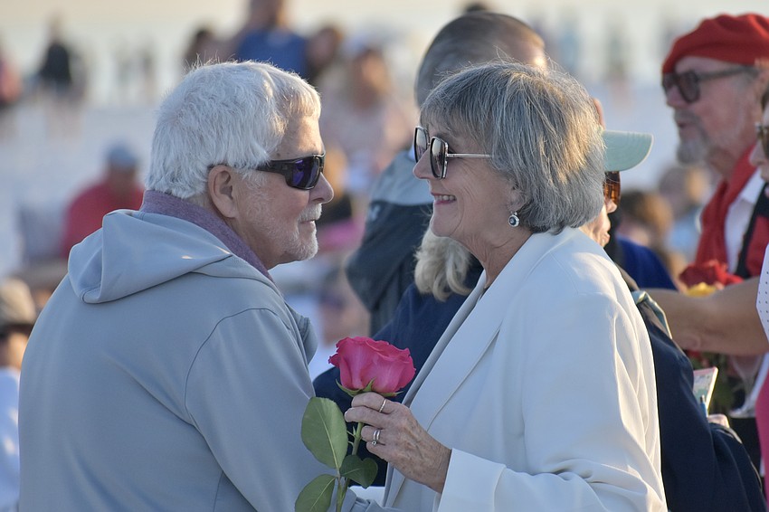 Jerry and Ruth Payne enjoy a dance.