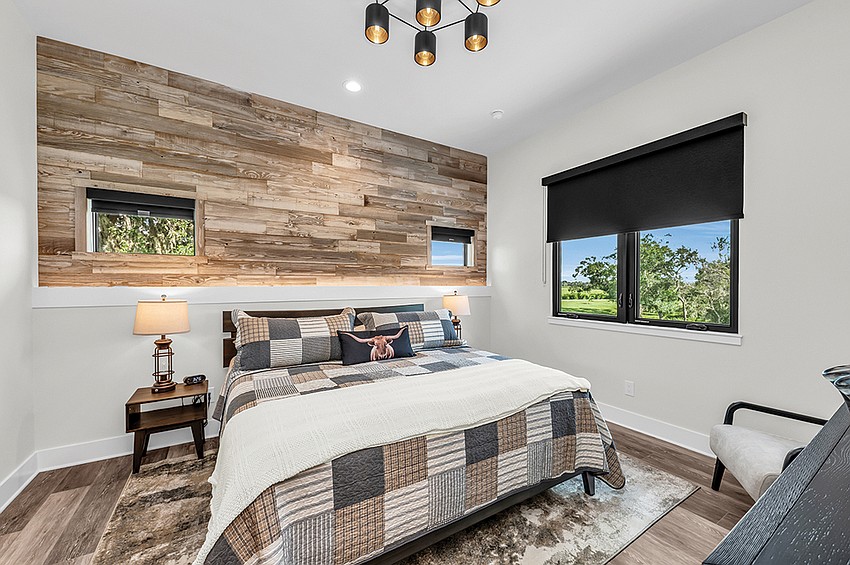 A “barndominium” provides a headquarters for all the farm’s activities. Upstairs there’s an apartment with views over the property.