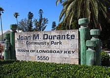 Longboat Key Garden Club members considered what improvements they may be able to help further at the island's parks, including Joan Durante Park, during a recent meeting with Sarasota Bay Estuary Program's Ryan Gandy.