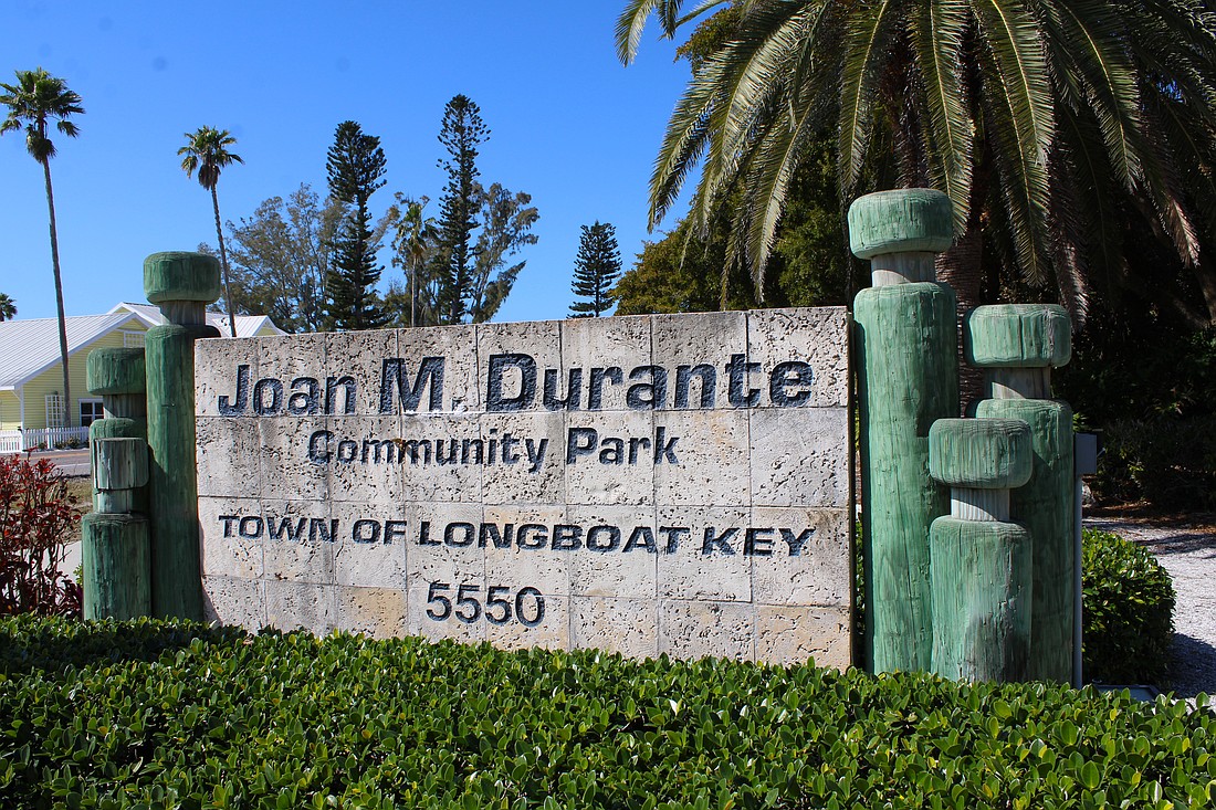 Longboat Key Garden Club members considered what improvements they may be able to help further at the island's parks, including Joan Durante Park, during a recent meeting with Sarasota Bay Estuary Program's Ryan Gandy.