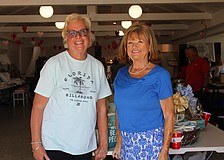 Kim Fenwick and Susie Hettmansperger have co-chaired the Trash to Treasure rummage sale since 2020, and this year's sale on Valentine's Day weekend saw a tremendous turnout, they said.