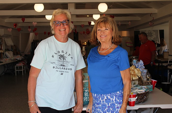 Kim Fenwick and Susie Hettmansperger have co-chaired the Trash to Treasure rummage sale since 2020, and this year's sale on Valentine's Day weekend saw a tremendous turnout, they said.