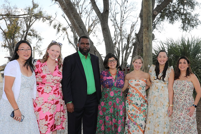 Sara Olesen, Lauren Sanchez, Curtis Hayes, Mara Cunha, Nicolle Mudafort, Geraldine Franco and Luciana Nogueira