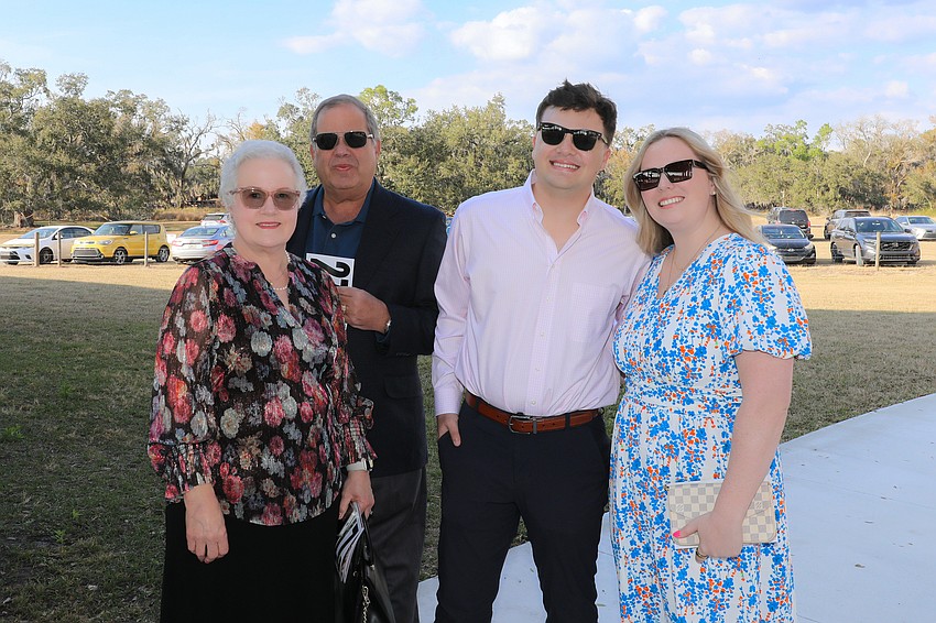 Paula and Stuart Siegel with Josh Siegel and Ann Cowart