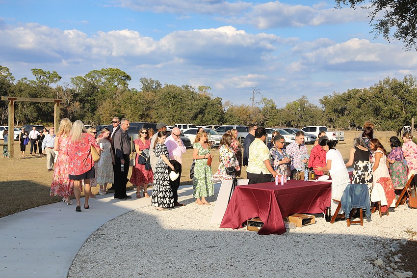 225 guests attended the Together We Bloom event held at Brown's Grove on Feb. 14 under the most perfect weather conditions.