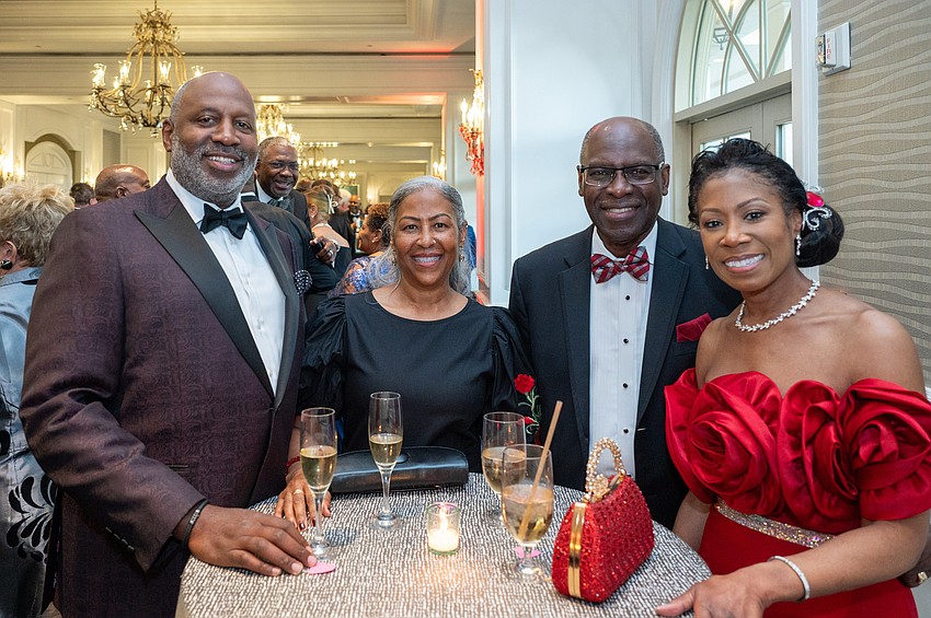 Tony and Adela Glover with Al and Cindy Phillip