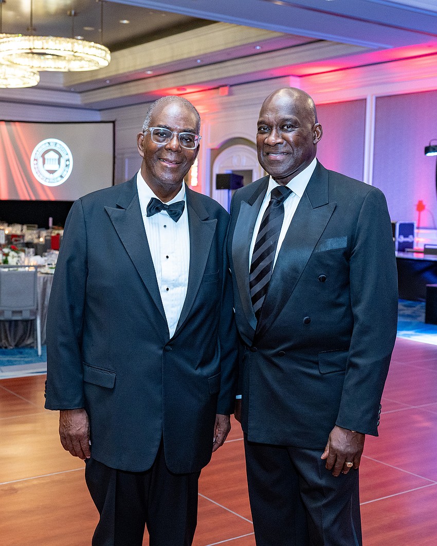 Sire Archon-Elect Ronald Johnson and Grand Sire Archon Jesse Tyson