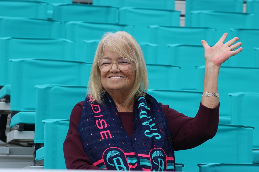 Ellen Nelson is hoping Sarasota Paradise soccer fans completely surround her in the stadium when the regular season opens March 7 at Premier Sports Campus in Lakewood Ranch.