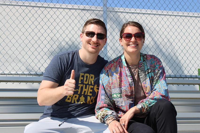 Travis Delzell and Laura Landis don't have Sarasota Paradise gear yet, but they have purchased 2026 season tickets.