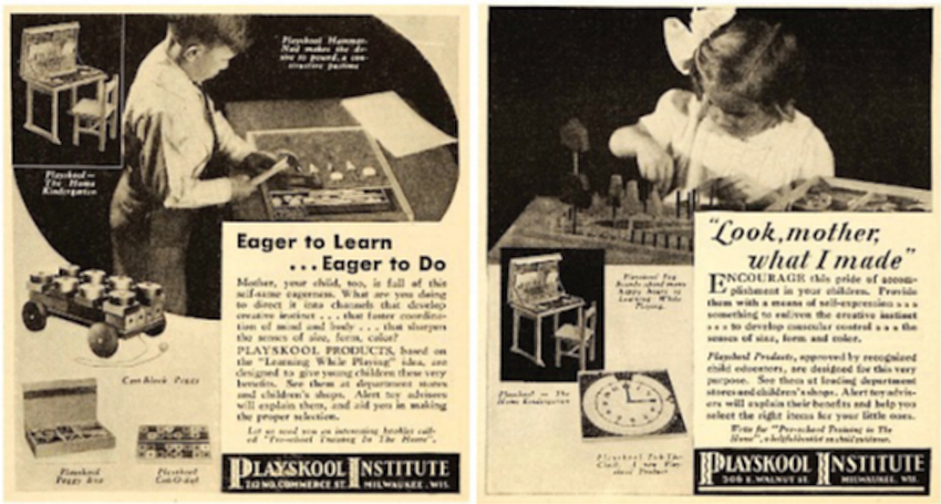 Playskool Institute Ads