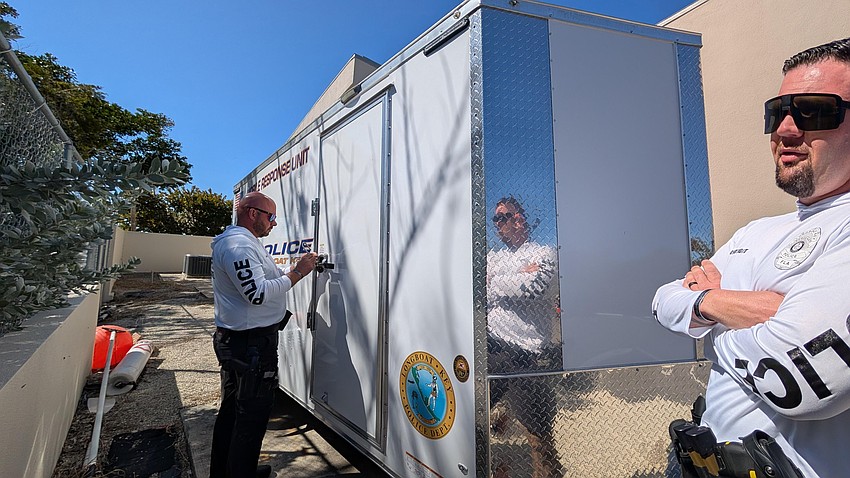 LKPD’s mobile response unit is a 14-foot trailer equipped with generators, a chainsaw, a Jon boat and other equipment helpful in emergency situations.