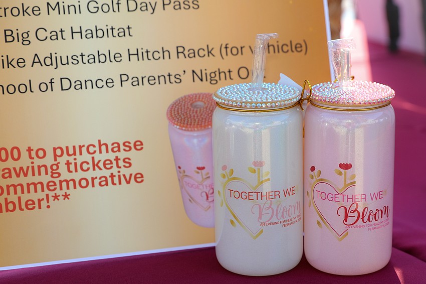 Guests were bedazzled at the swag, which includes water vessels.