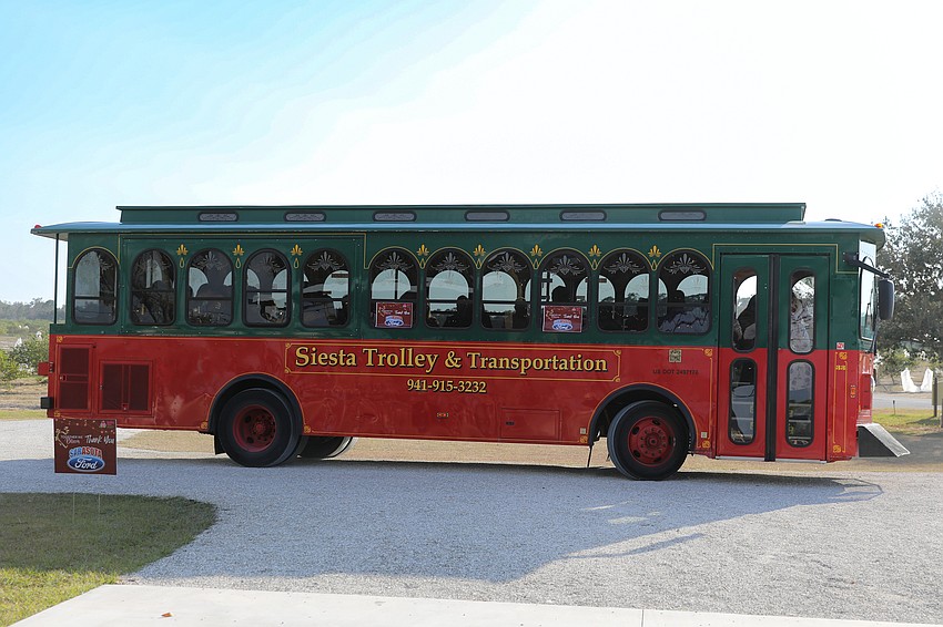 Sarasota Trolley and Transportation gave guests a lift through a true Old Florida property at the intersection of Fruitville and Verna roads.