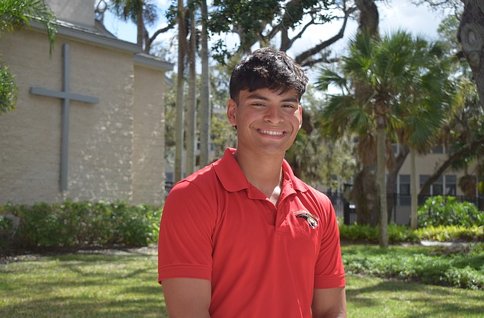 Mateau Dalmau, a senior first baseman/pitcher, has been busy on the base paths for Cardinal Mooney baseball. He's headed to Navy in the fall to compete at the NCAA Division I level.
